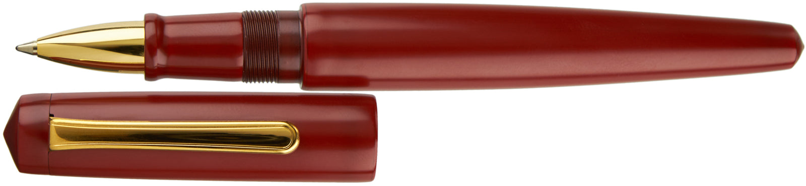 Nakaya Naka-ai Writer Ballpen Shu Unpolished Gold - nibs.com