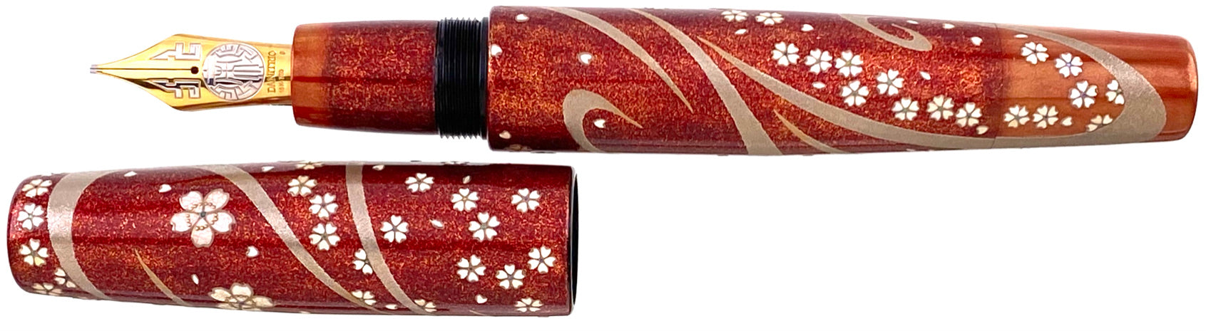 Danitrio Mikado Flat Top Without Clip Sakura-Chirashi - nibs.com