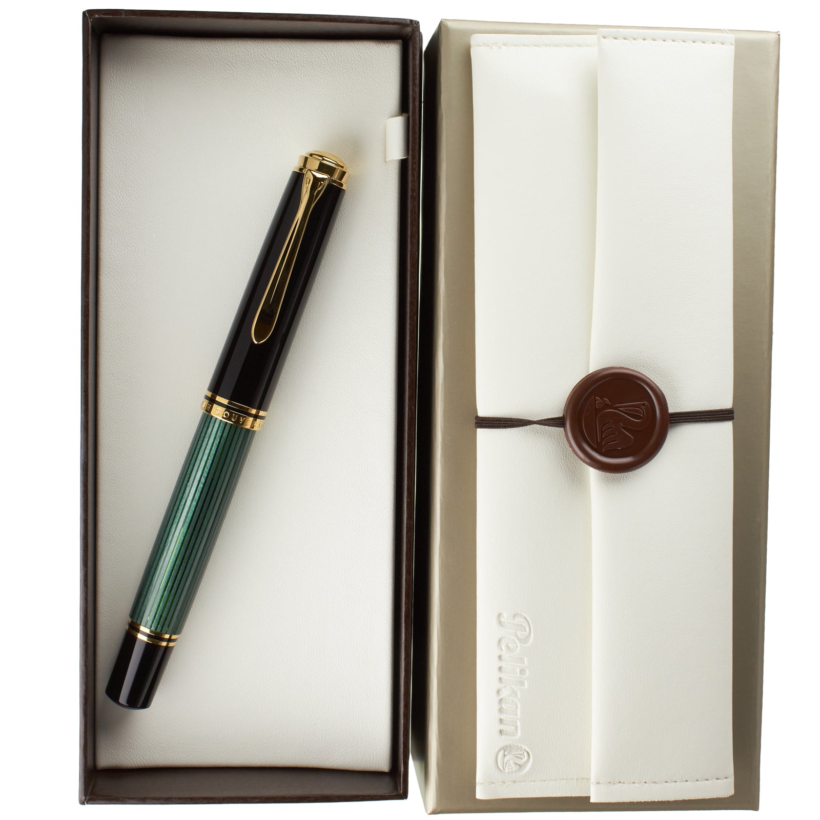 Pelikan Souverän M1000 Green Stripe - nibs.com
