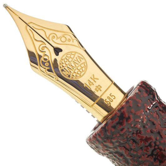 Nakaya Dorsal Fin Version 2 Ishime-Kanshitsu Aka-tamenuri - nibs.com