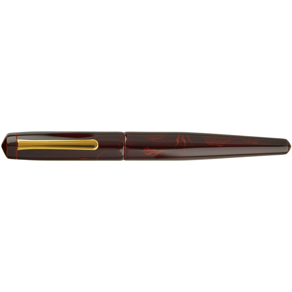Nakaya Naka-ai Writer Ascending Dragon Aka-tamenuri - nibs.com