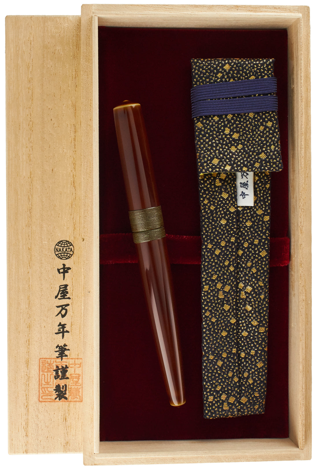 Nakaya Naka-ai Cigar String Rolled Heki-tamenuri - nibs.com