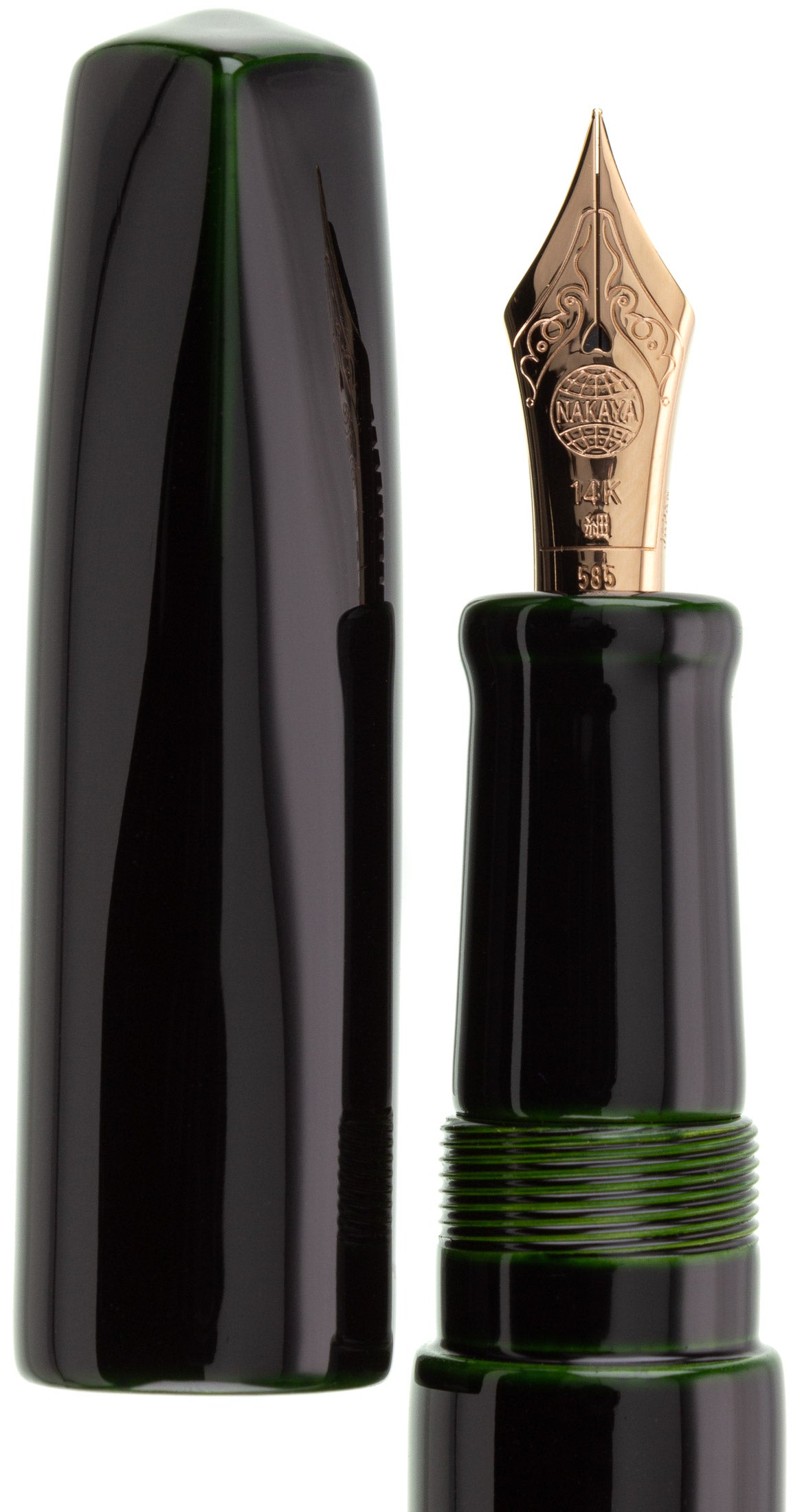 Nakaya Dorsal Fin Version 2 Midori-tamenuri - nibs.com