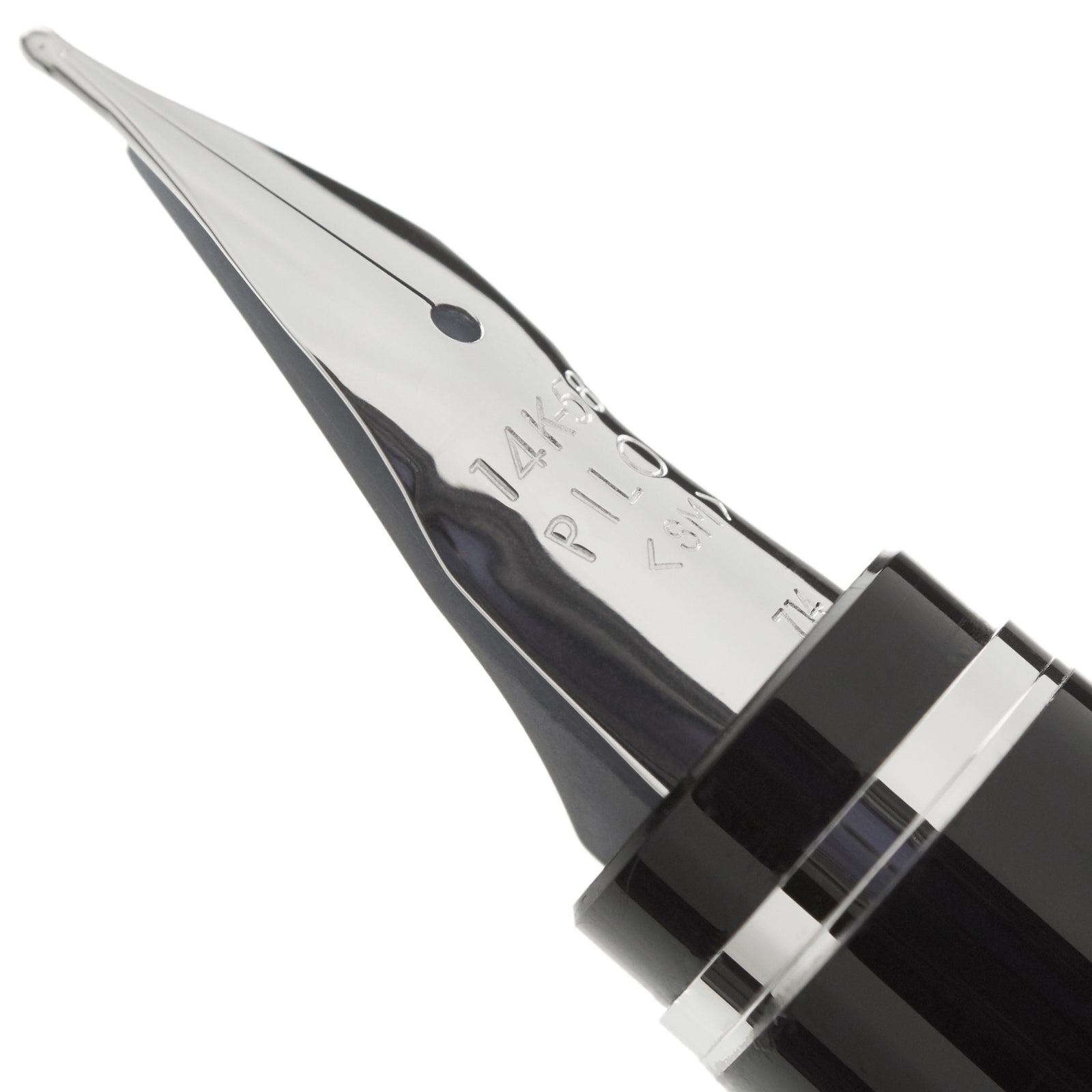 Pilot Falcon Resin Red Rhodium - nibs.com