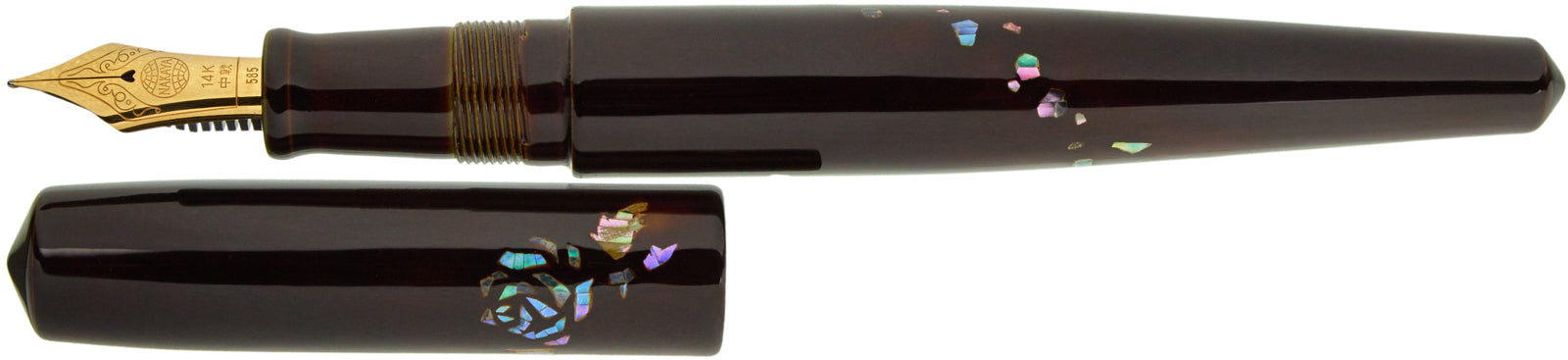 Nakaya Naka-ai Cigar Blue Rose with Raden - nibs.com
