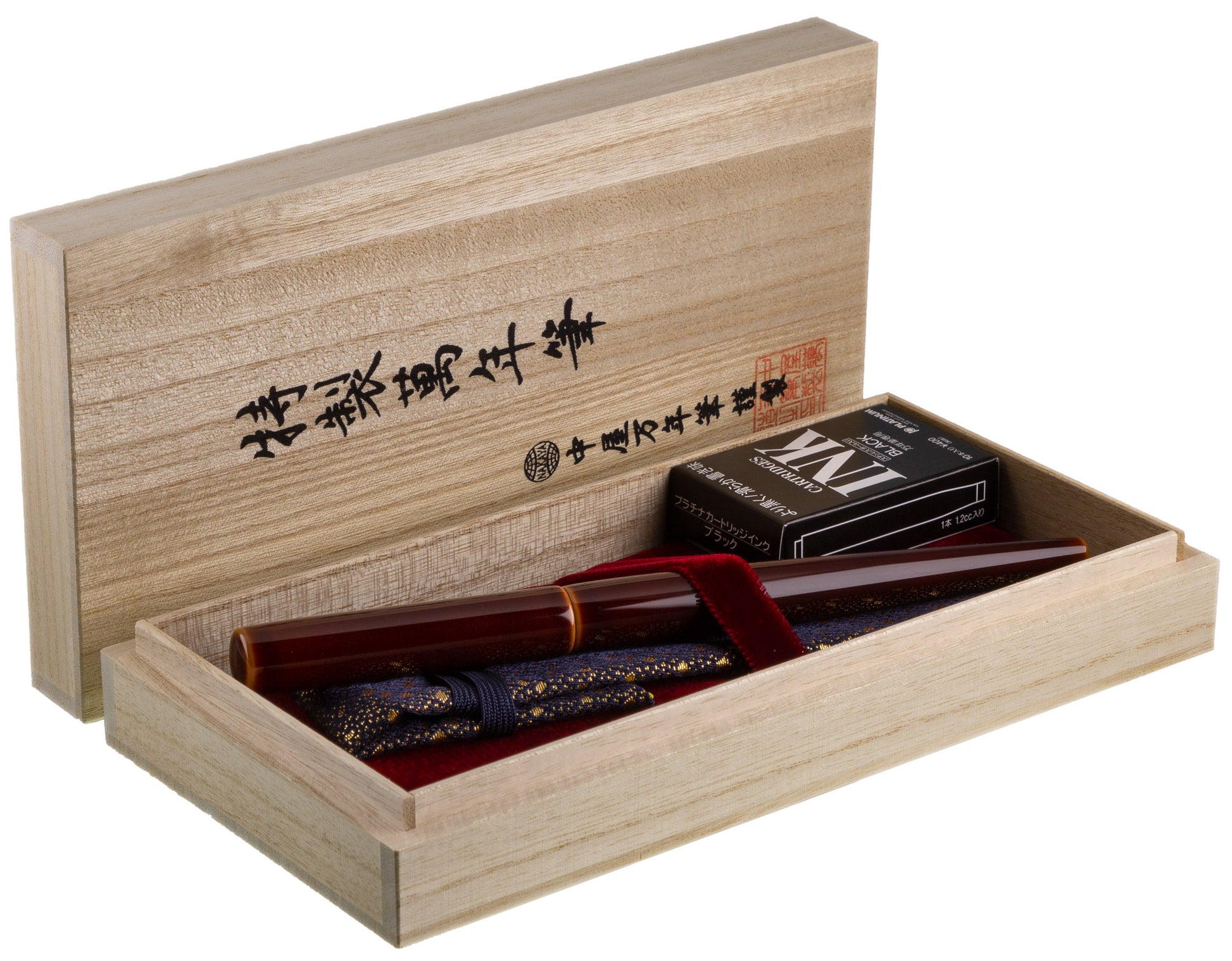 Nakaya Desk Pen Toki-tamenuri - nibs.com