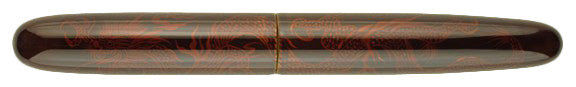 Nakaya Portable Cigar Ascending Dragon Heki-tamenuri - nibs.com