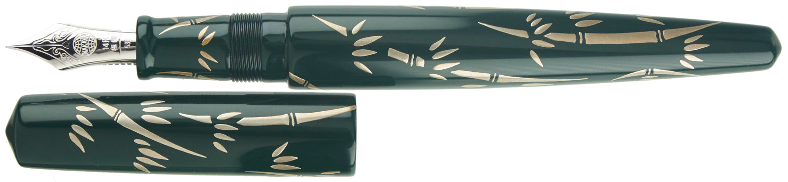 Nakaya Naka-ai Cigar Bamboo By Silver Powder - nibs.com