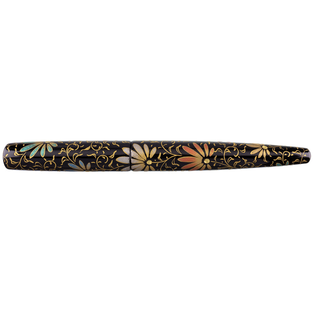 Nakaya Naka-ai Cigar Chinkin Palmet Colored Powders Black - nibs.com