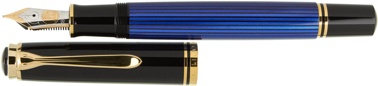 Pelikan Souverän M800 Blue Stripe - nibs.com