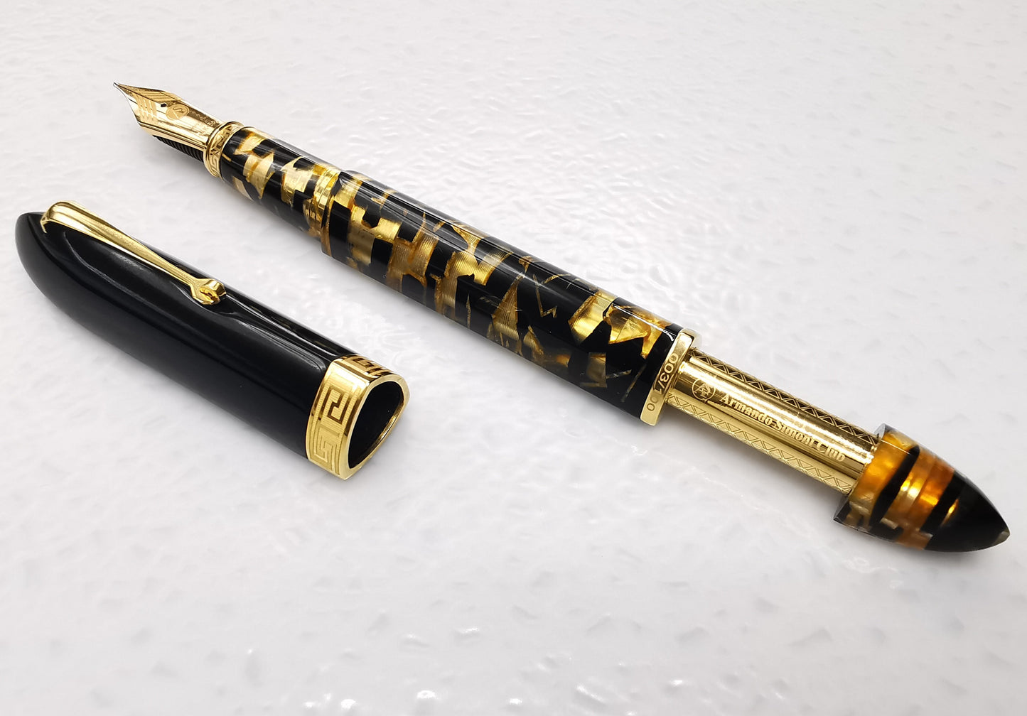 ASC Triangolo Black Lucens Gold Limited Edition - nibs.com