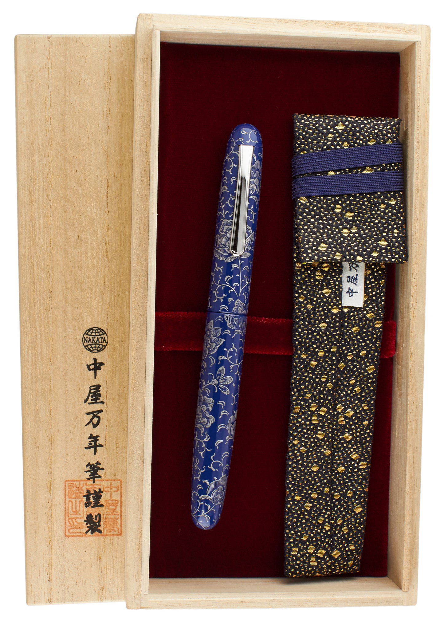 Nakaya Portable Writer Housoge Kikyo Platinum - nibs.com