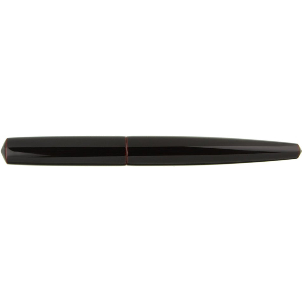 Nakaya Naka-ai Cigar Ballpen Kuro-tamenuri Gold - nibs.com