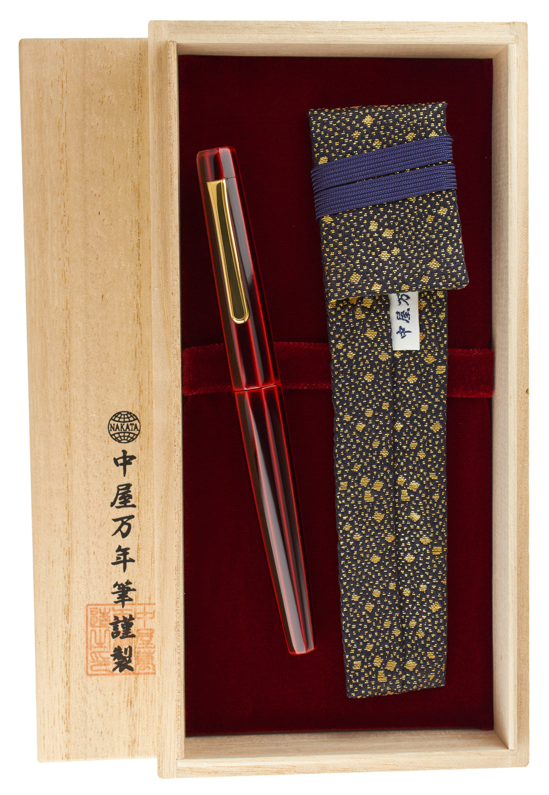 Nakaya Decapod Writer Aka-tamenuri ST - nibs.com