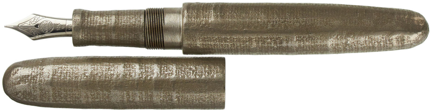 Nakaya Portable Cigar Nuno Kise Silver Tin - nibs.com