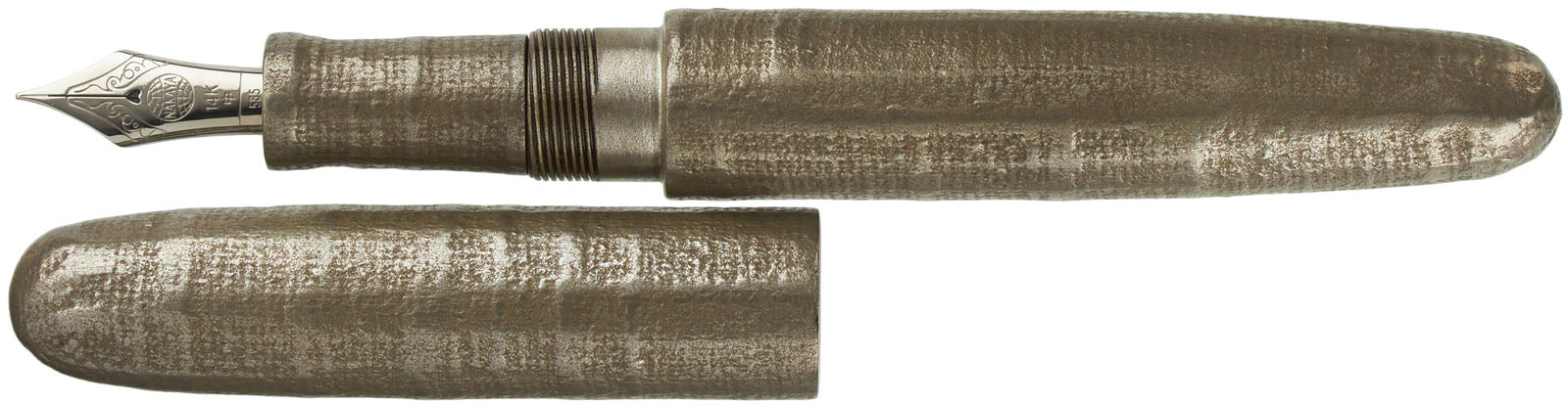 Nakaya Portable Cigar Nuno Kise Silver Tin - nibs.com