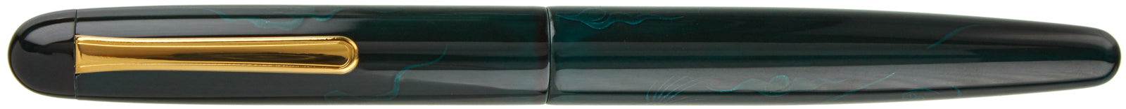 Nakaya Long Writer Ascending Dragon Ao-tamenuri - nibs.com