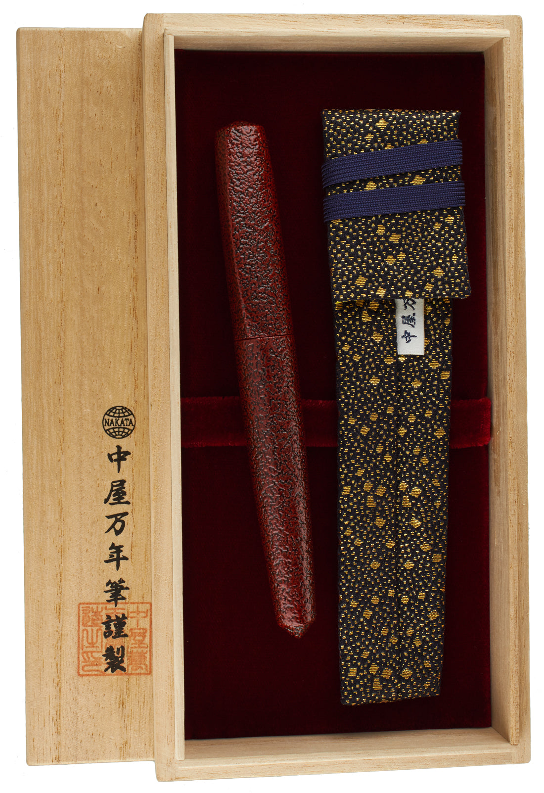 Nakaya Dorsal Fin Version 1 Ishime-Kanshitsu Aka-tamenuri - nibs.com