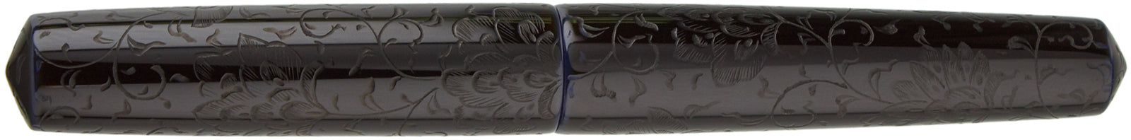Nakaya Piccolo Cigar Housoge Kikyo-tamenuri Charcoal - nibs.com