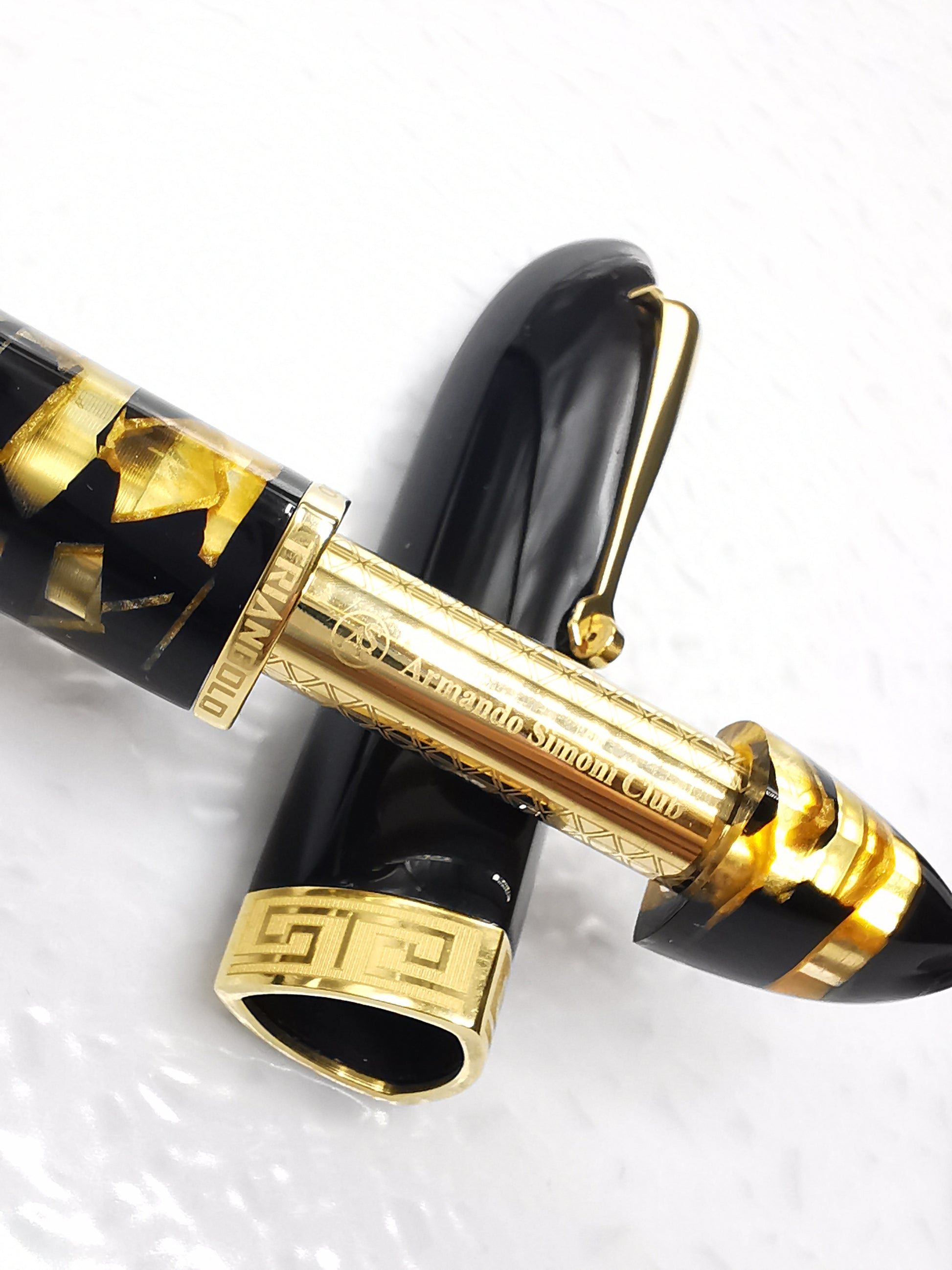 ASC Triangolo Black Lucens Gold Limited Edition - nibs.com