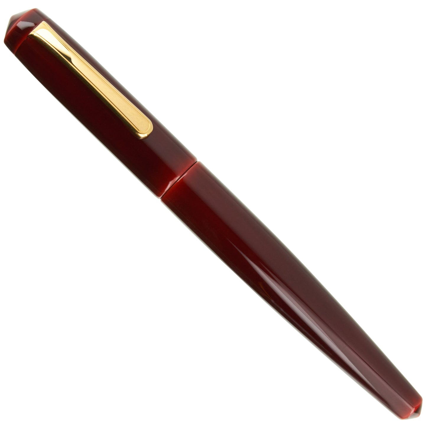 Nakaya Naka-ai Writer Ballpen Aka-tamenuri Gold - nibs.com