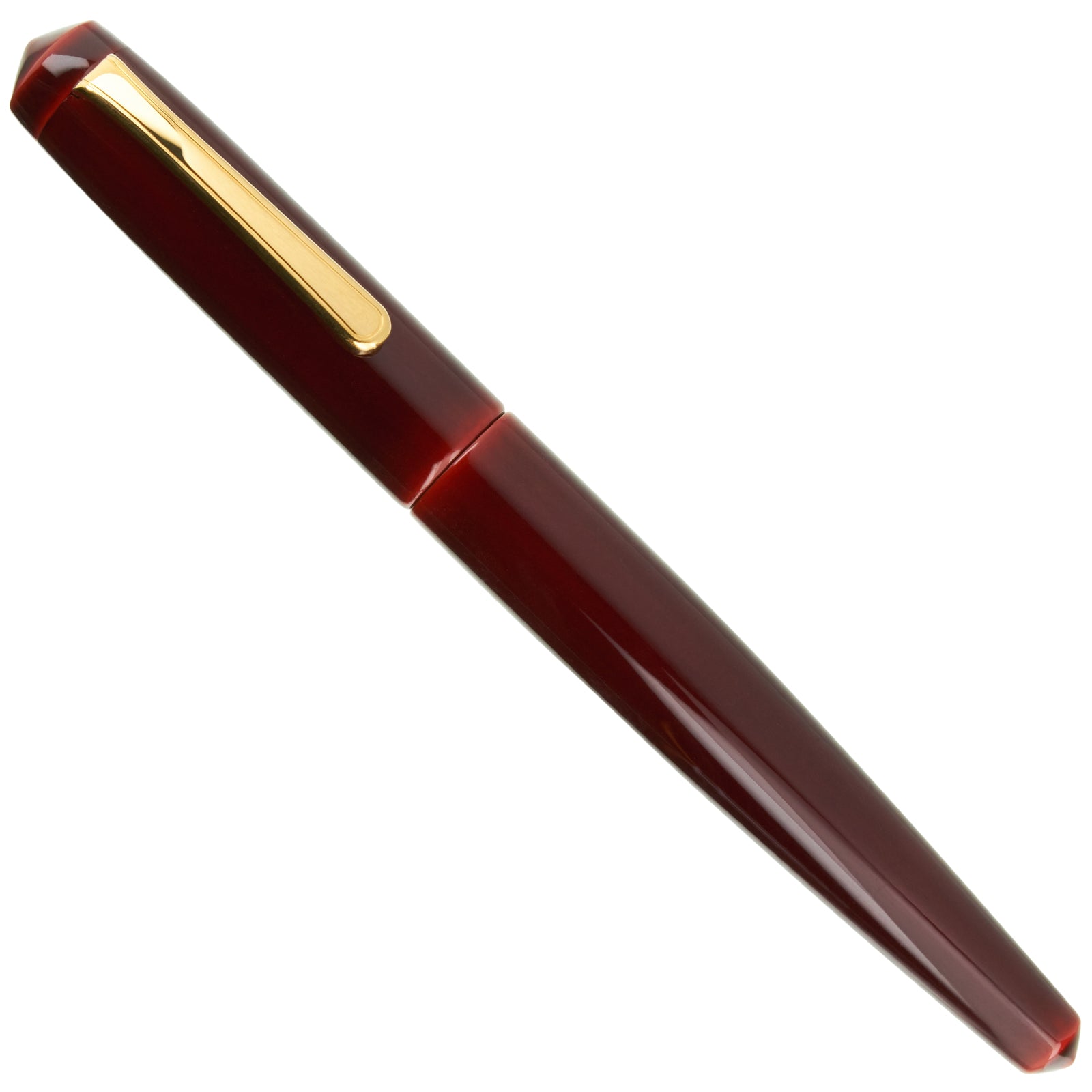 Nakaya Naka-ai Writer Ballpen Aka-tamenuri Gold - nibs.com