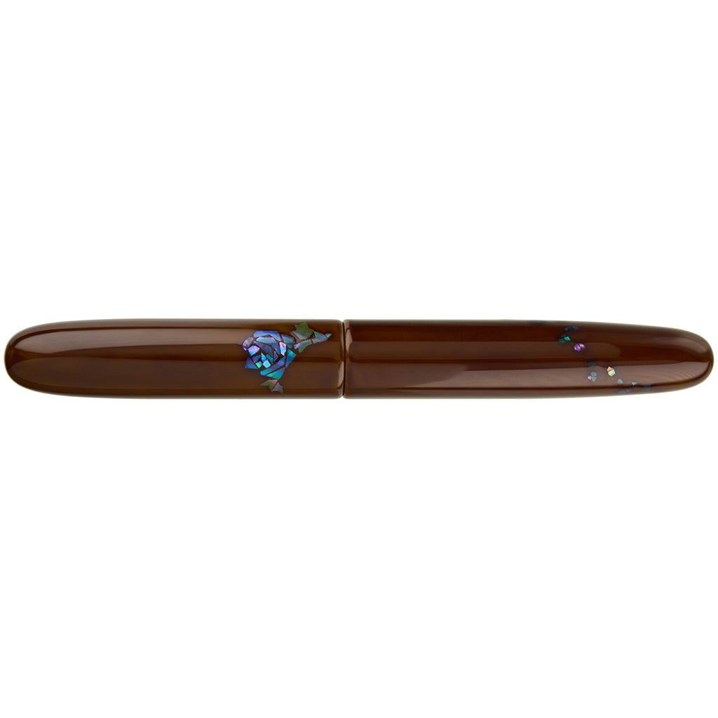 Nakaya 17mm Portable Cigar Blue Rose with Raden - nibs.com