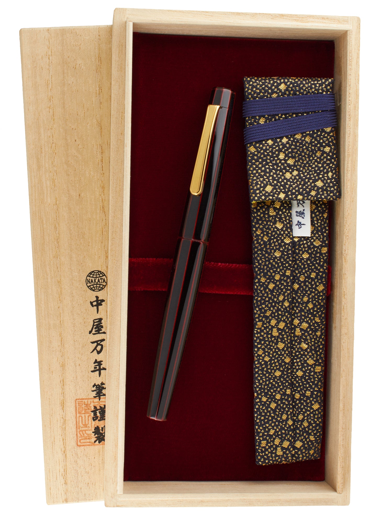 Nakaya Decapod Writer Kuro-tamenuri ST - nibs.com
