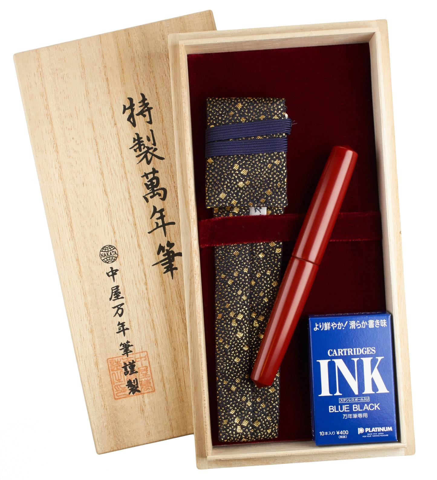 Nakaya Piccolo Cigar Shu Unpolished - nibs.com