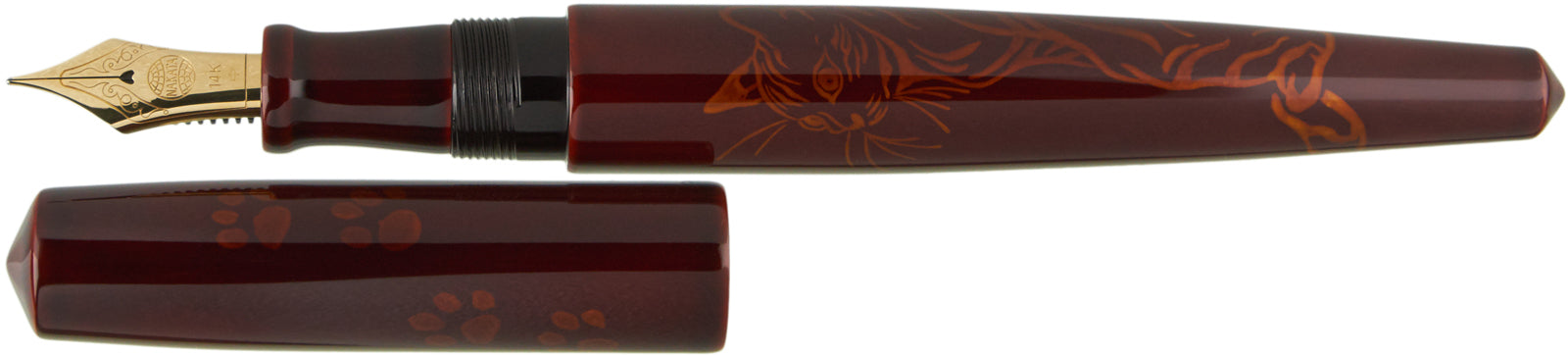 Nakaya Naka-ai Cigar Tamesukashi Cat - nibs.com