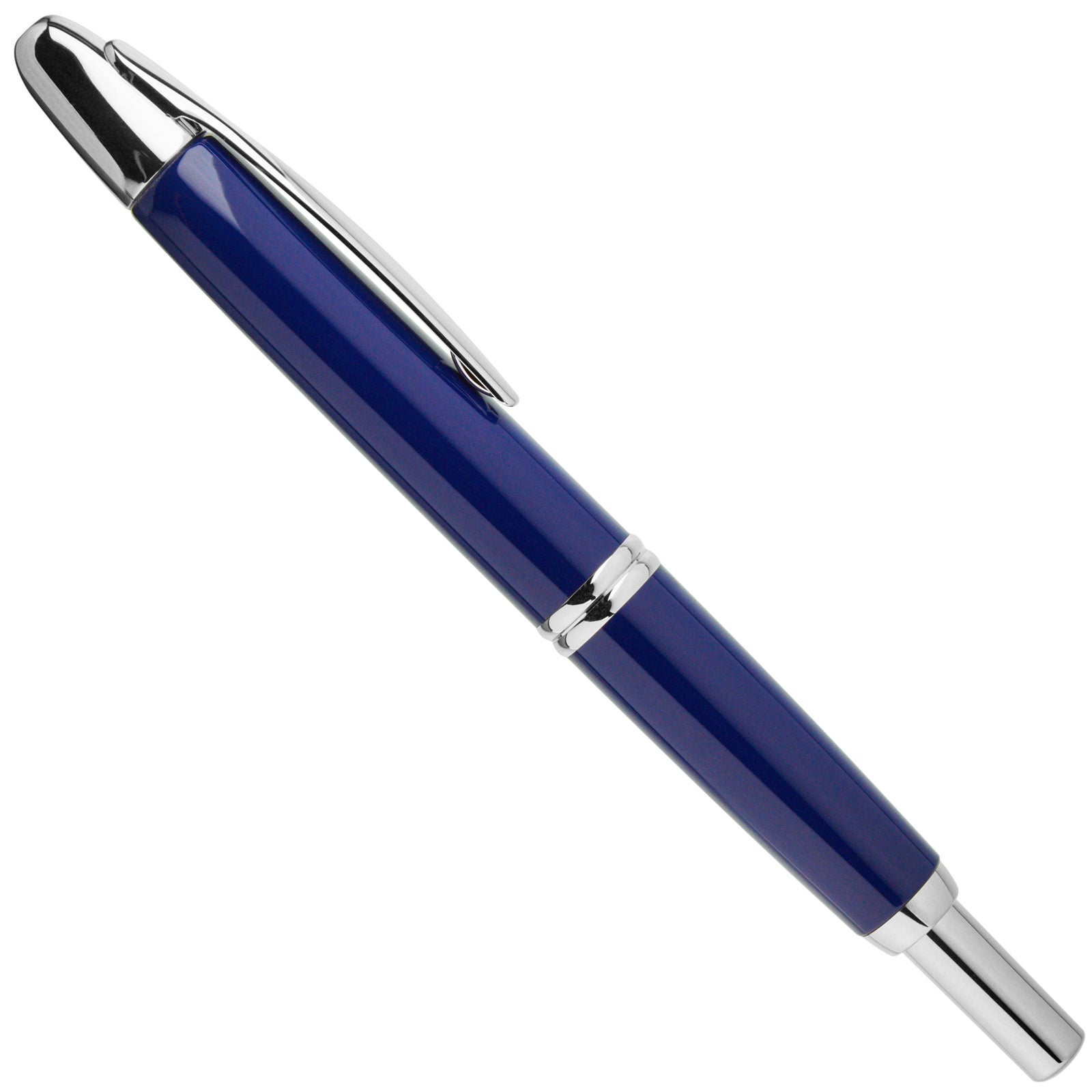 Pilot Vanishing Point Blue Rhodium - nibs.com