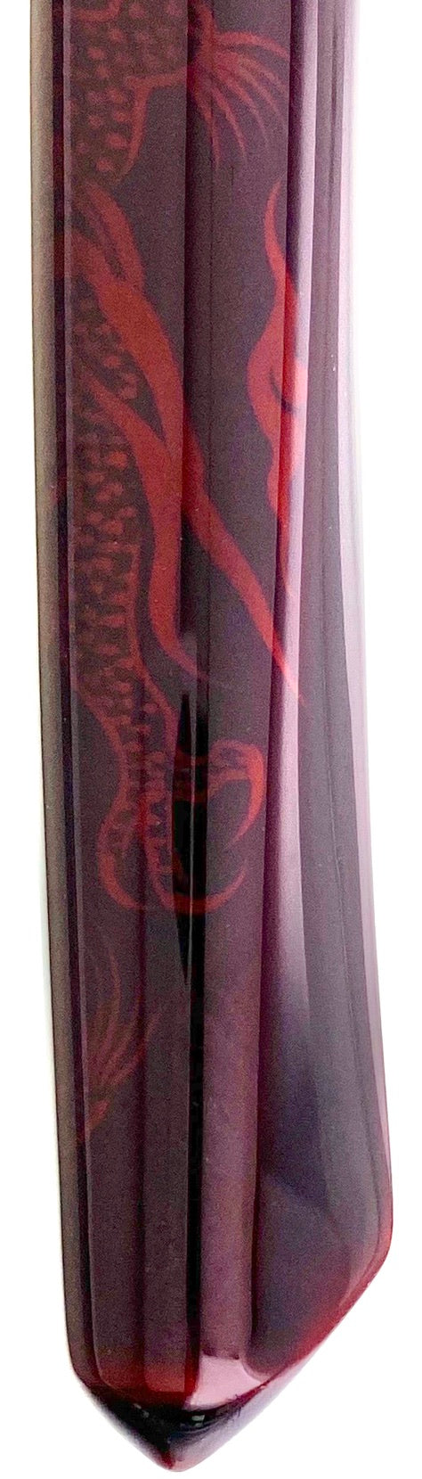 Nakaya Dorsal Fin Version 2 Ascending Dragon Aka-tamenuri - nibs.com