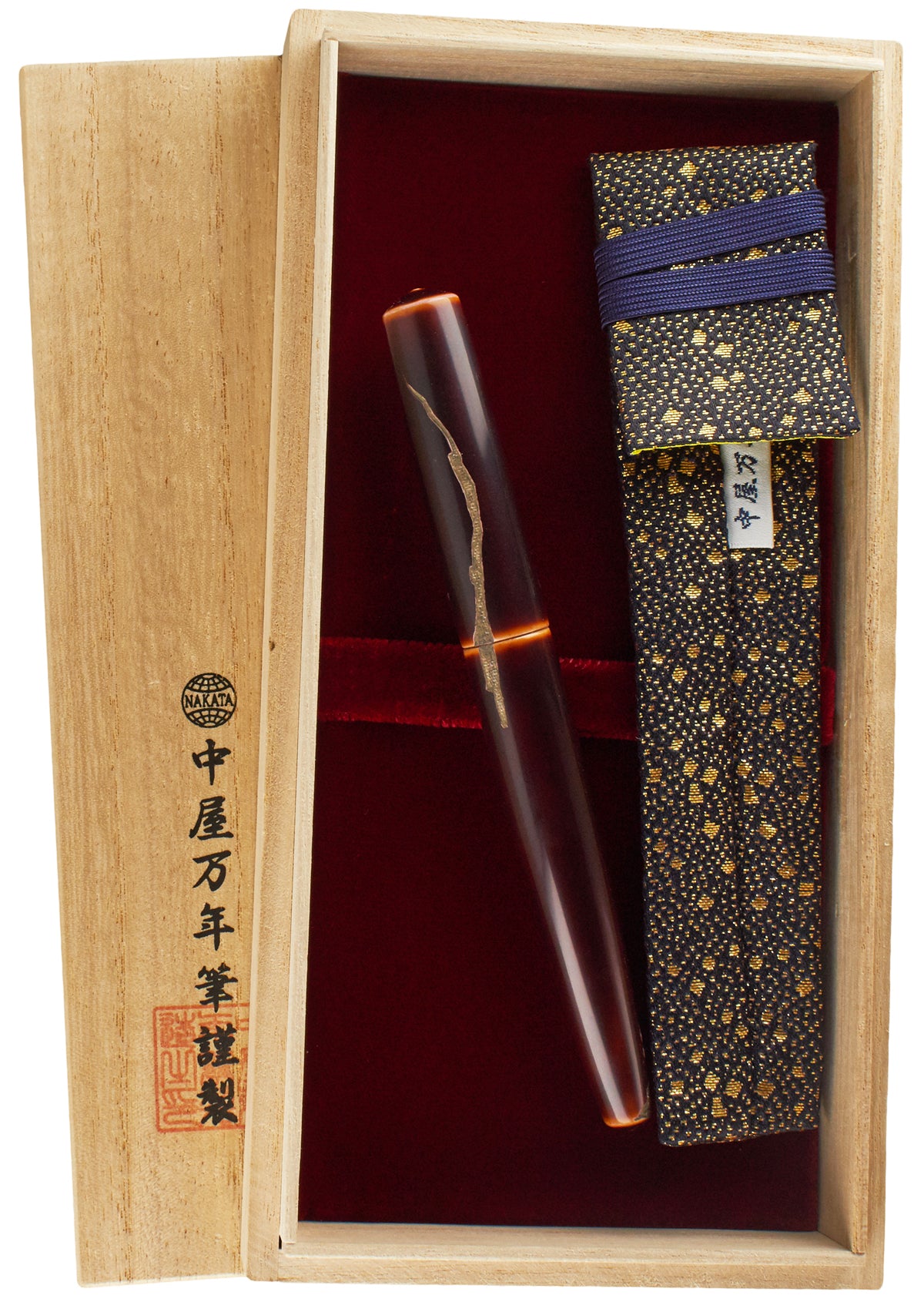 Nakaya Naka-ai Cigar Negoro Toki-tamenuri - nibs.com