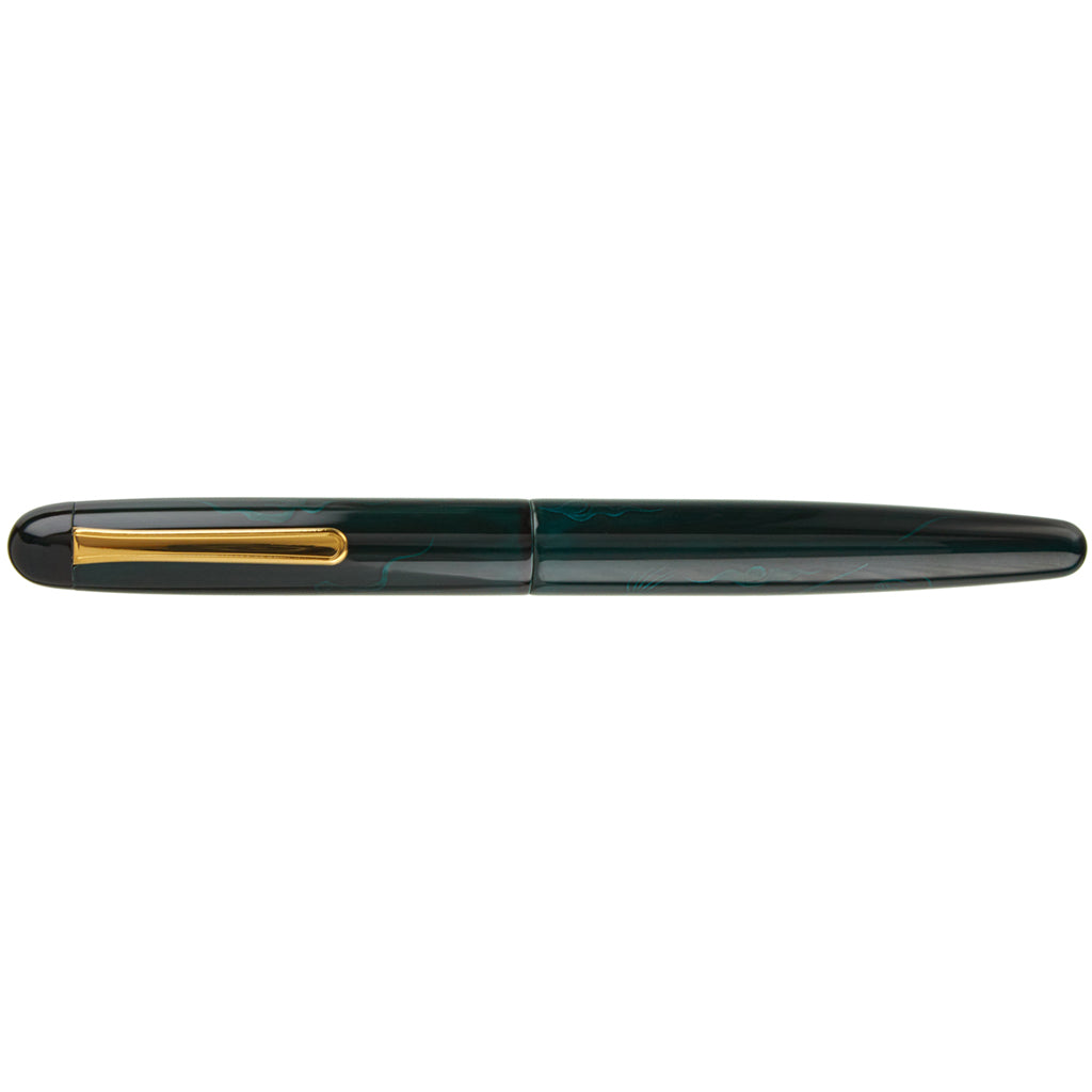 Nakaya Long Writer Ascending Dragon Ao-tamenuri - nibs.com
