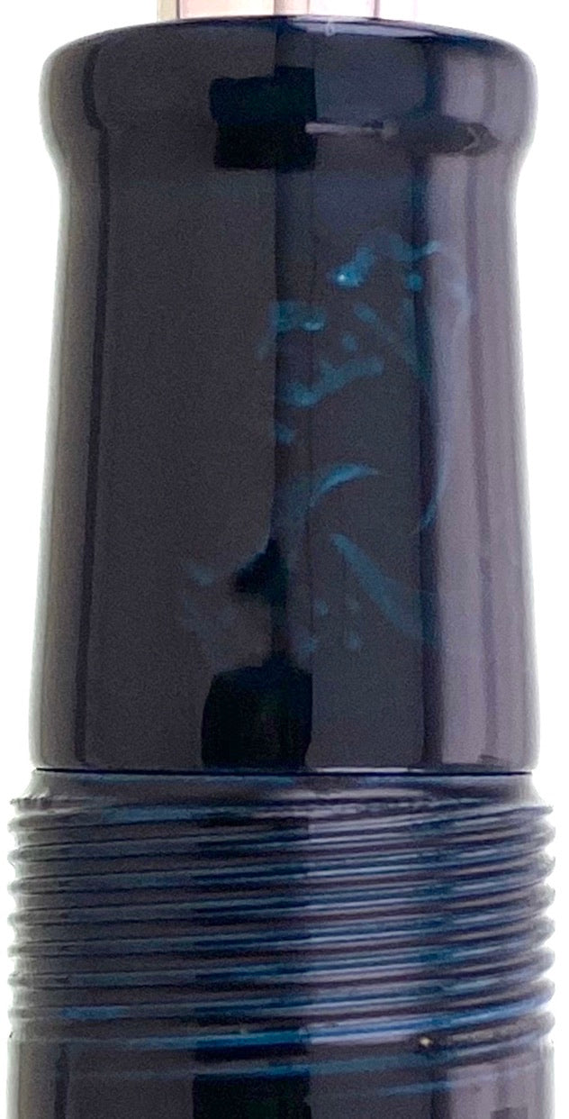 Nakaya Portable Cigar Ascending Dragon 3 Ao-tamenuri - nibs.com