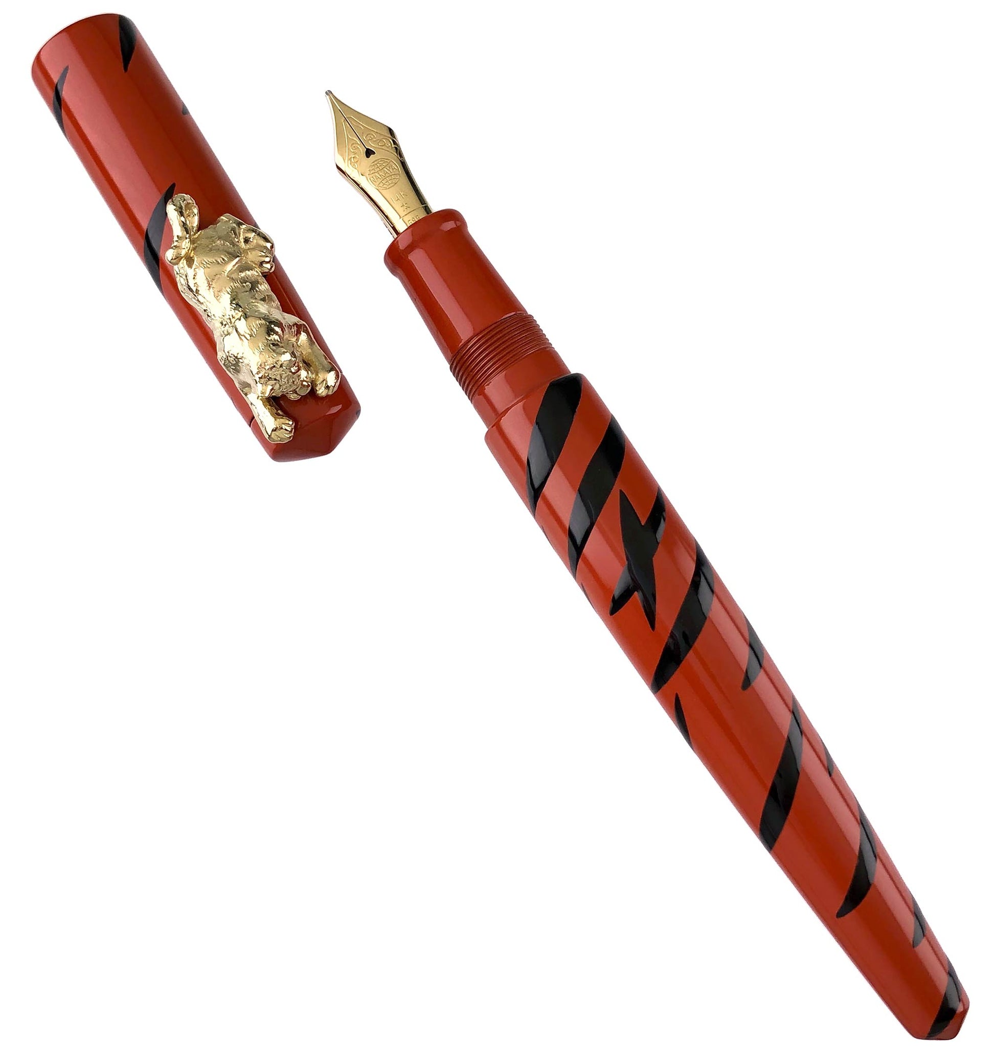 Nakaya Naka-ai Writer Pen of the Year 2022 - Orange Tiger - nibs.com
