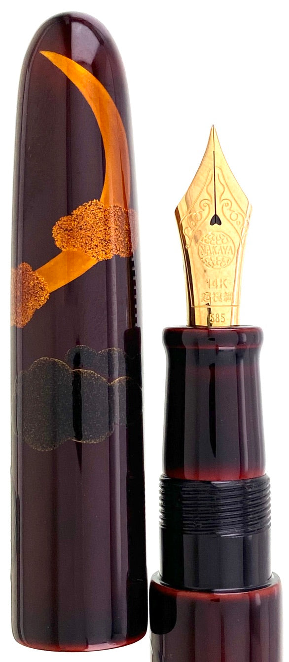 Nakaya Portable Cigar Bat in Kuro-tamenuri - nibs.com