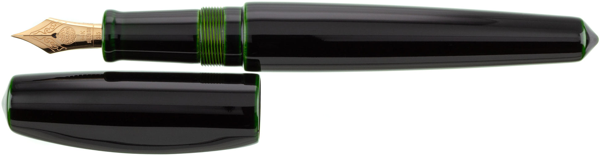 Nakaya Dorsal Fin Version 1 Midori-tamenuri - nibs.com