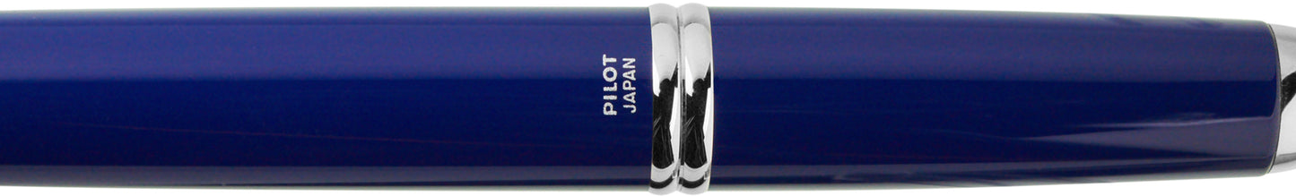 Pilot Vanishing Point Blue Rhodium - nibs.com