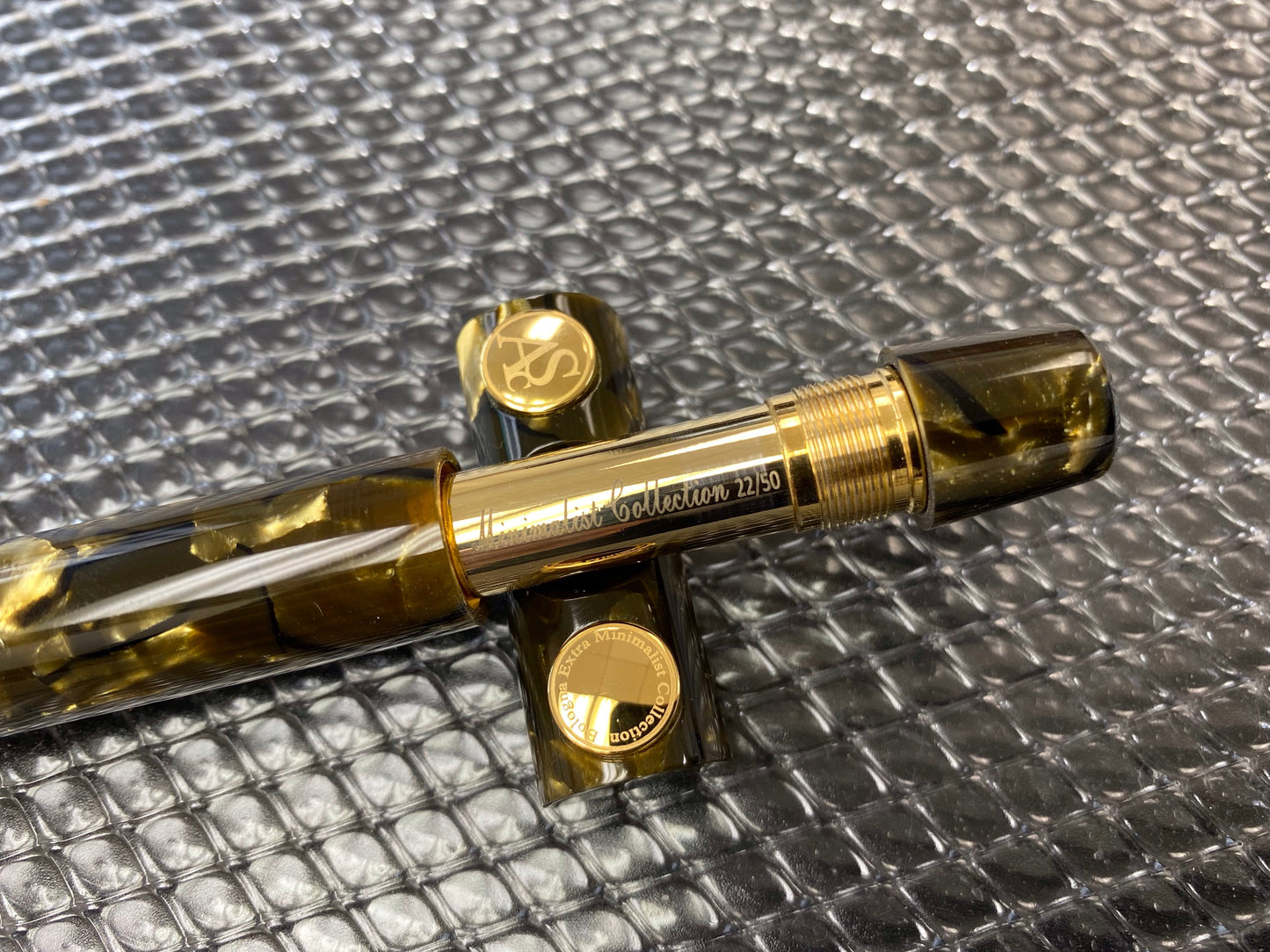 ASC Bologna Extra Minimalist Celluloid Green Saft Limited Edition - nibs.com