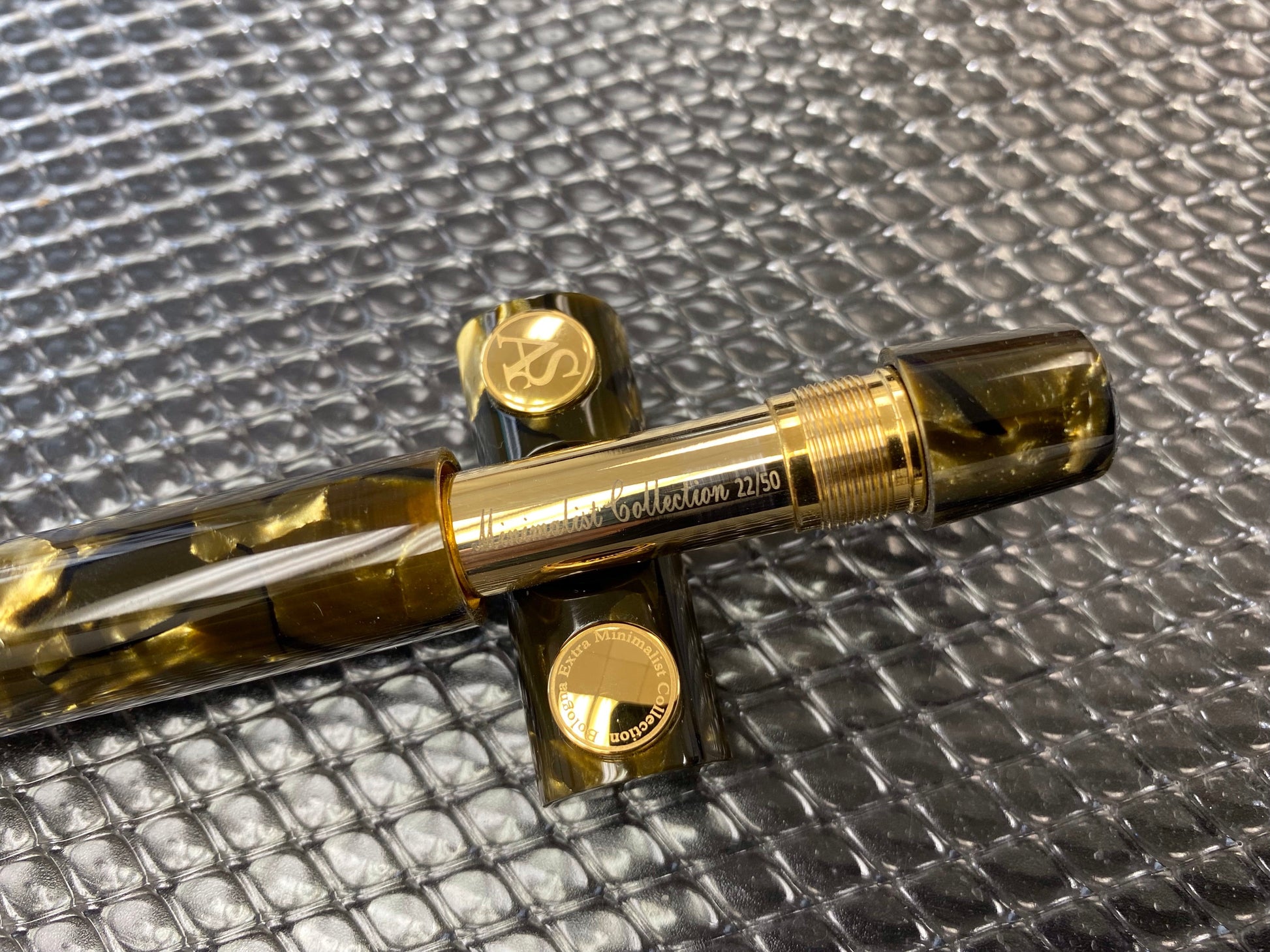 ASC Bologna Extra Minimalist Celluloid Green Saft Limited Edition - nibs.com