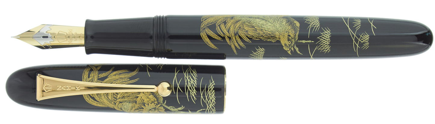 Namiki Yukari Royale Chinkin Royal Rooster - nibs.com