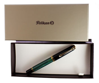Pelikan Souverän M600 Green Stripe - nibs.com