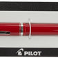 Pilot Falcon Resin Red Rhodium - nibs.com