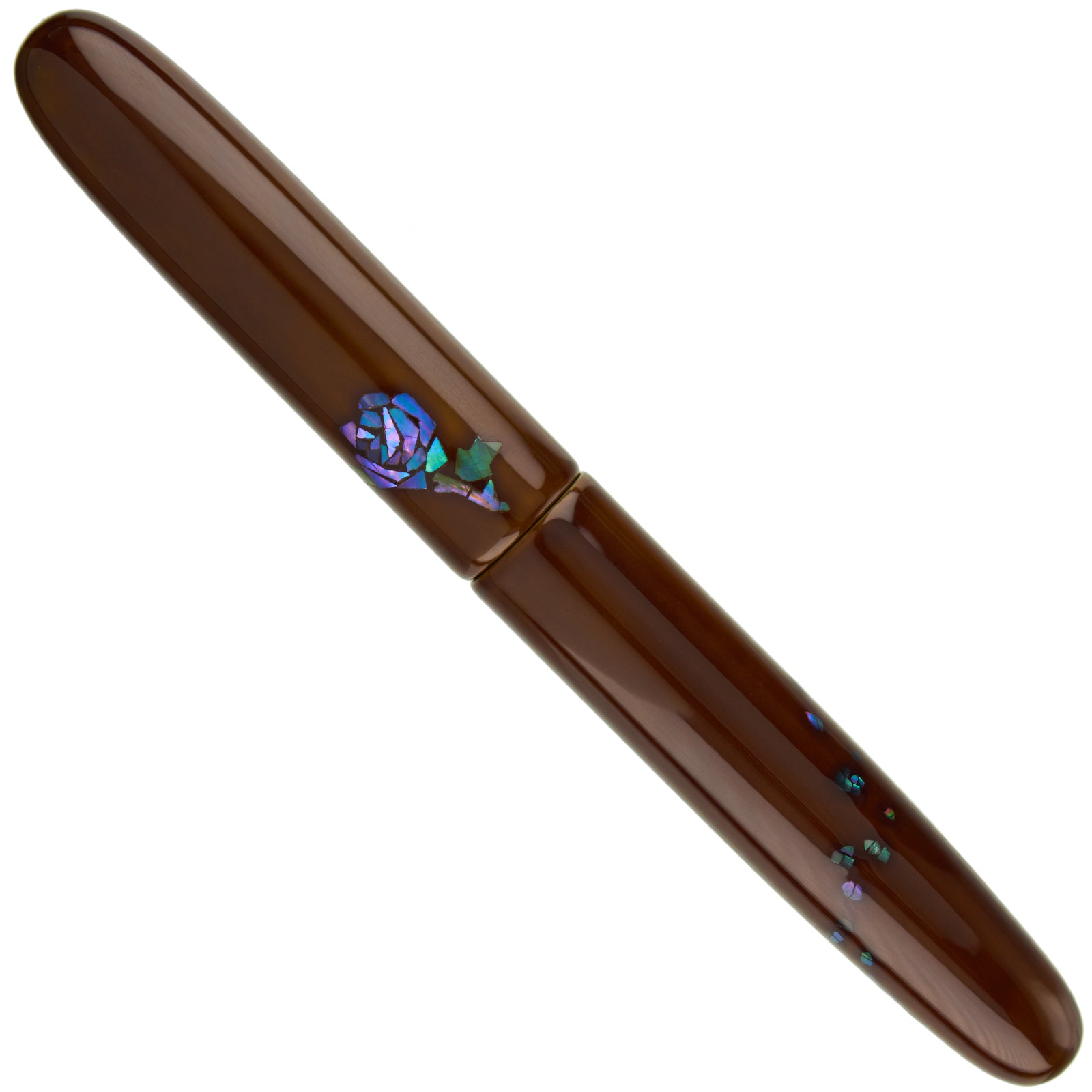 Nakaya 17mm Portable Cigar Blue Rose with Raden - nibs.com
