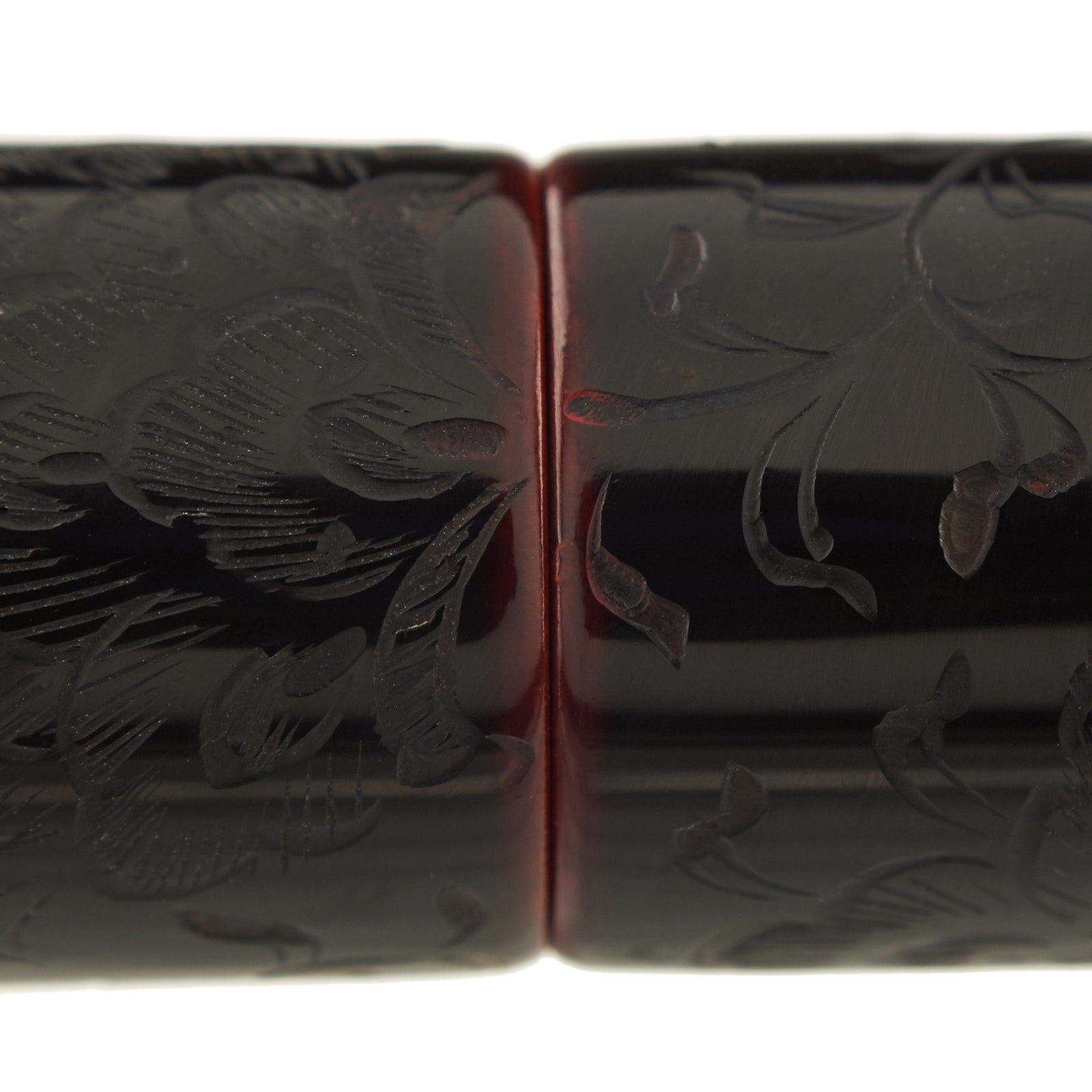Nakaya Piccolo Cigar Housoge Kuro-tamenuri Charcoal - nibs.com