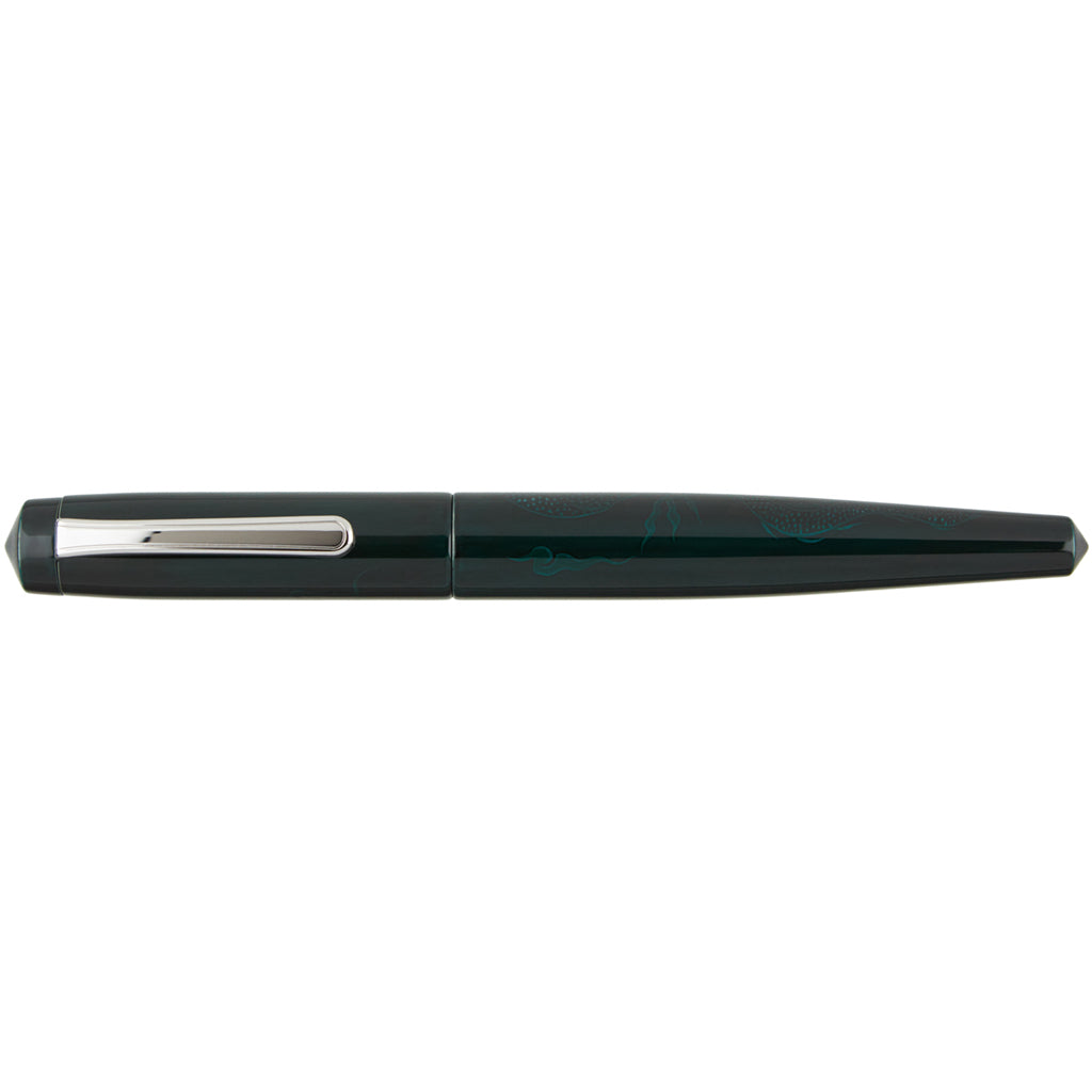 Nakaya Naka-ai Writer Ascending Dragon Ao-tamenuri - nibs.com