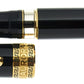 Aurora Optima Resin Black Gold - nibs.com