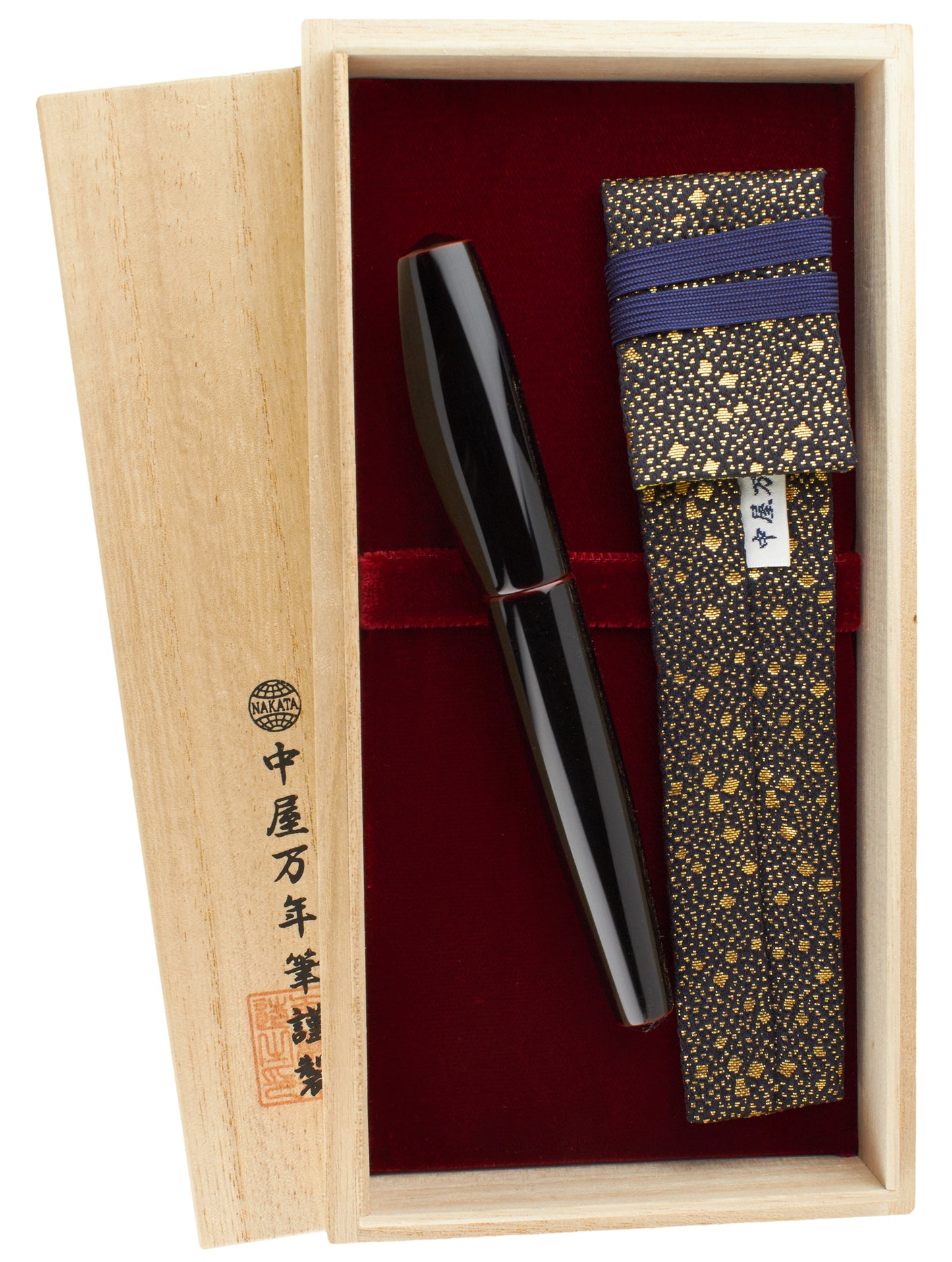 Nakaya Dorsal Fin Version 1 Kuro-tamenuri - nibs.com