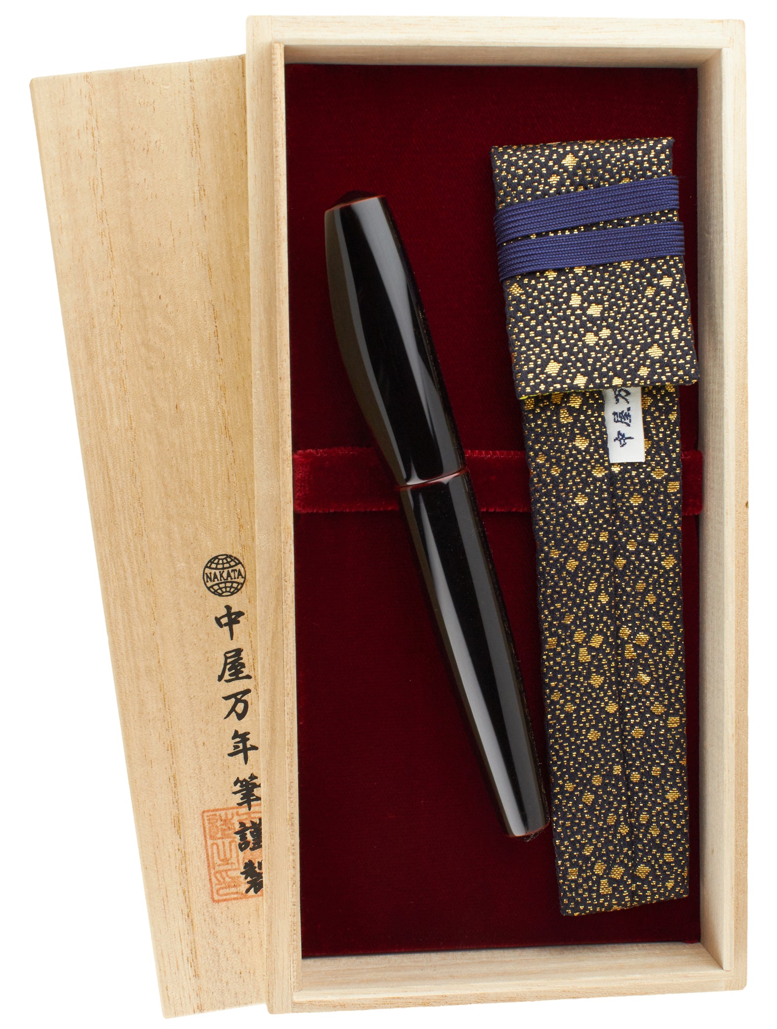 Nakaya Dorsal Fin Version 1 Kuro-tamenuri - nibs.com